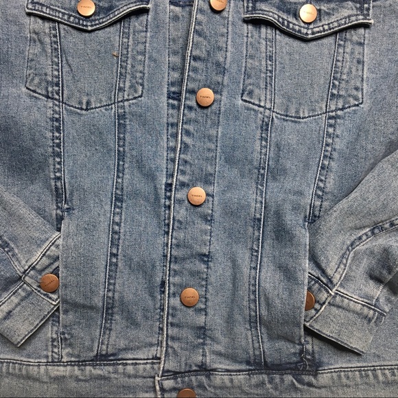 Tinsel Floral Embroidered Denim Jacket - Picture 8 of 8